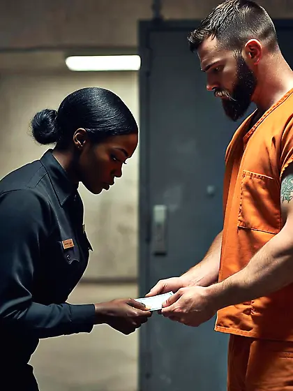 Submissive nigger correctional officer