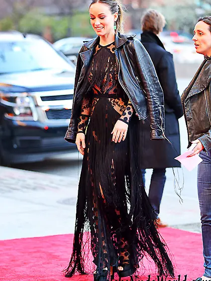 Olivia Wilde See Through To Nipples At “The Devil and