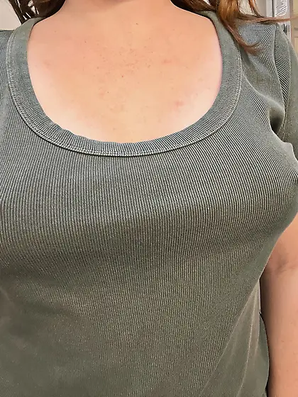 Took my bra off at work