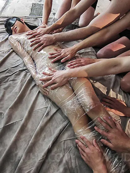 Divine fledgling blindfold wrapped