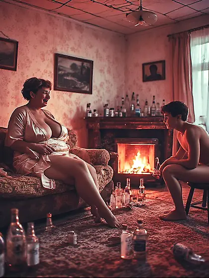 When father left the house,  Mom and I grew closer