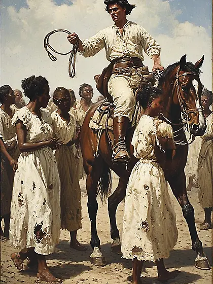 Plantation master is doing disciplin