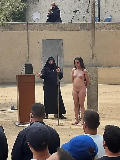 Prisoner of war being executed