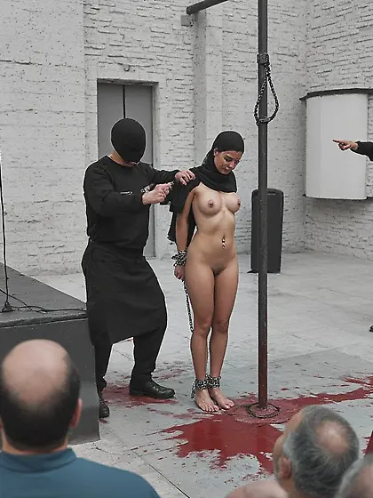 Prisoner of war being executed