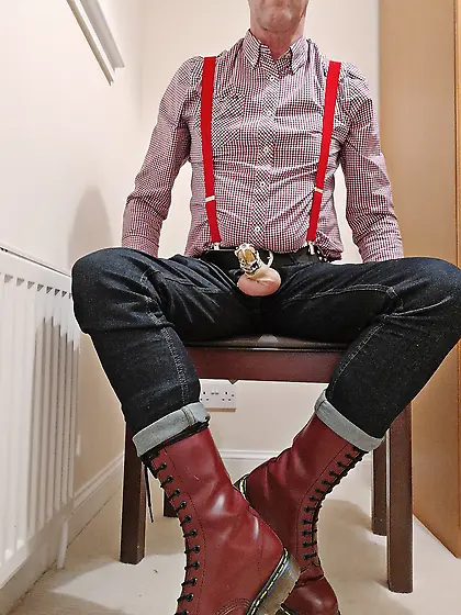 Gay skinhead boots cbt chastity