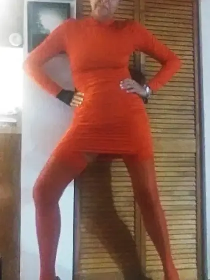 Who is the Lady in Red - cleanjean...  red lingerie that is!