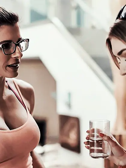 Tiny cheerleader fantastic threesome