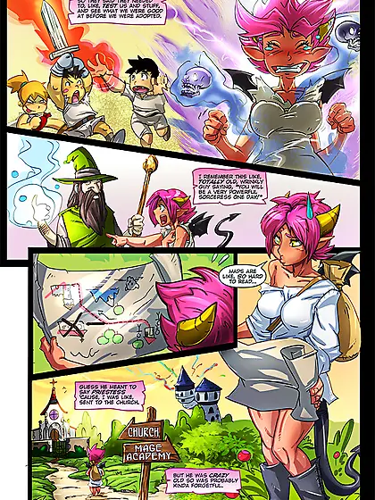 Pink-haired fairy with hors assdrilled badly