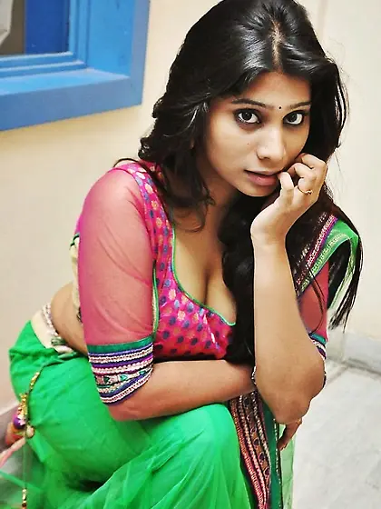 Brown Desi Cleavage