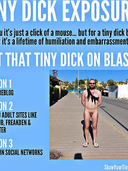 Tiny dick exposure