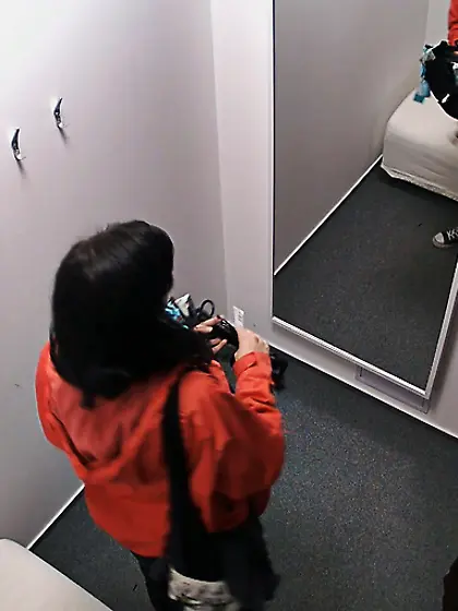 Astonishing brunette revealing big