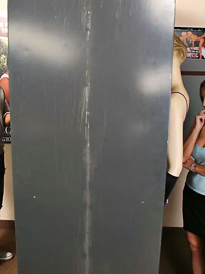 Alexis May lets him lick pussy before she gets smashed at work