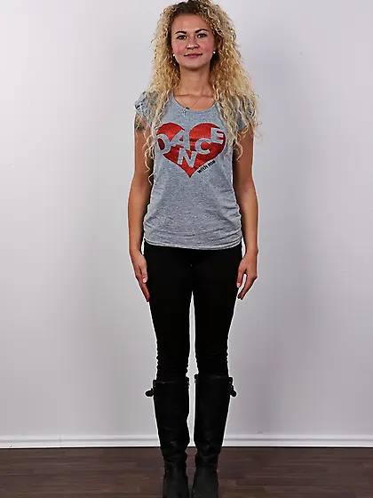 Curly hair pretty blonde