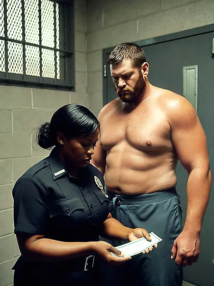 Submissive nigger correctional officer