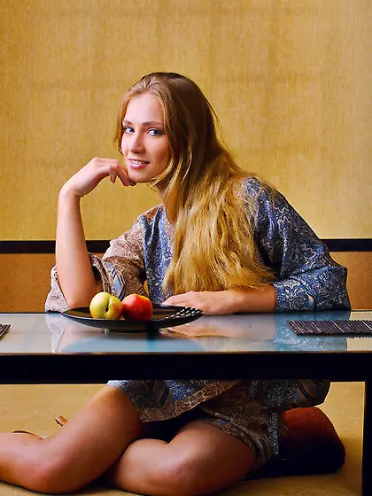 Sexy girl Sandra C loves posing nude in front of the camera