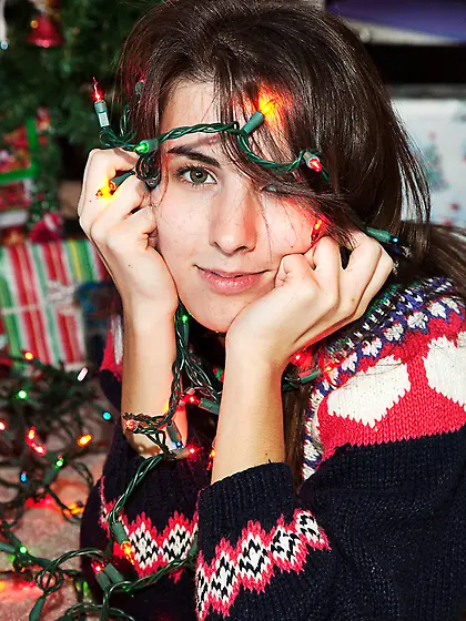 Brunette teen gal panties