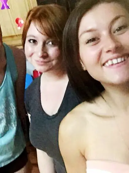 Ugly friend try to cum to her. Comment and rate!