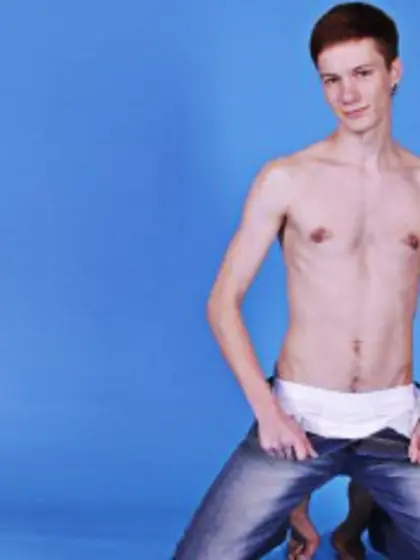 Brunette Young Man Jessy Close Up.