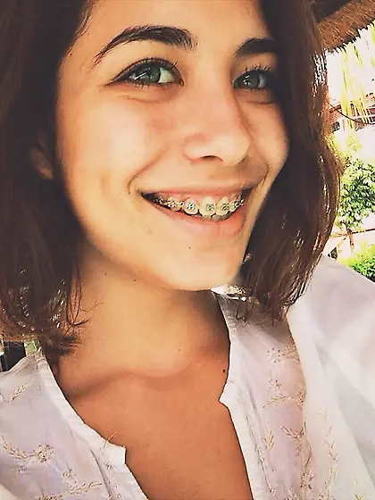 pretty braces latina teen slut