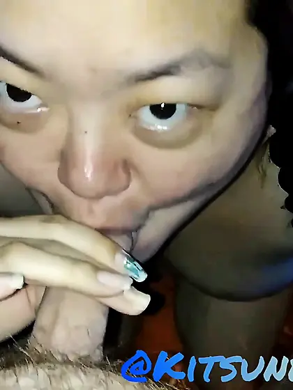 Fat Asian Slut KitsunePhantasy Sucking Cock