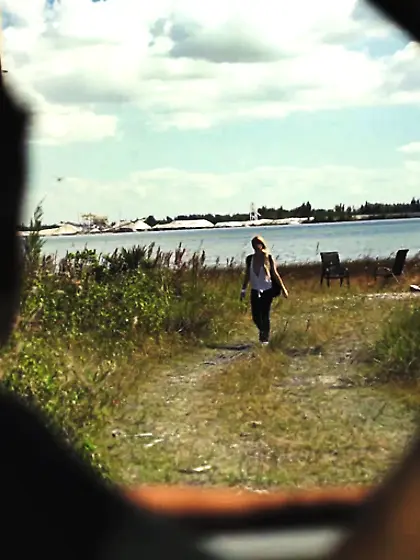 Fair-haired teen hitchhiker enchained
