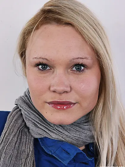 Cute young creamy blonde