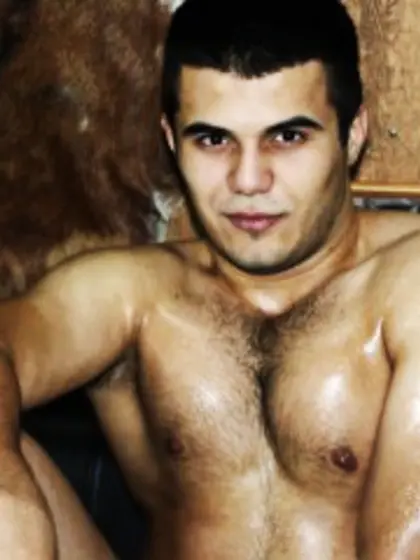 Brunette Young Man Jonathan Oil.