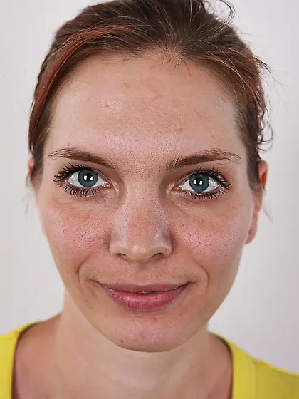 Slender slut sparse pussy