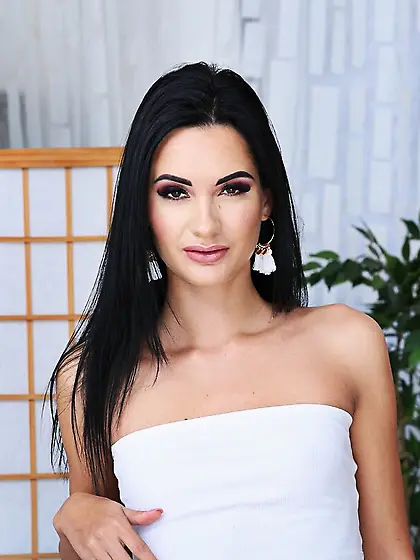 Small tits ukrainian skinny sucks dick