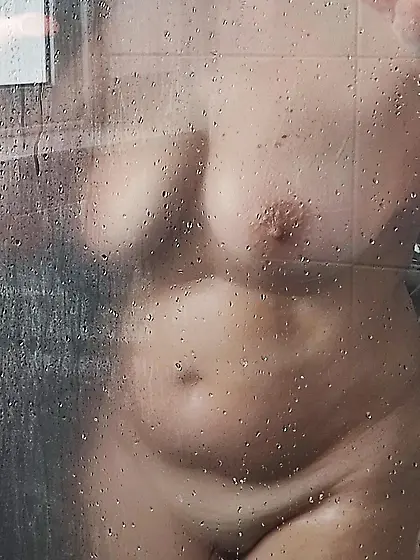 Sexy shower in hotel