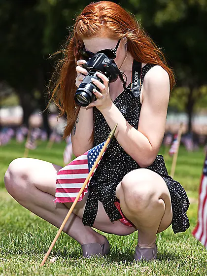 Breath-taking bright ginger beauty