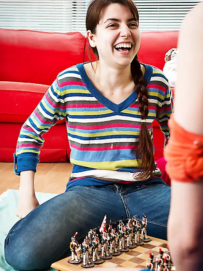 Naughty lesbian pussy fingering