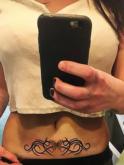 Swedish brunette with big tits