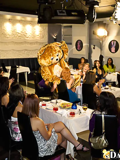 Dude shows off his dong and gets random bitches to suck on it