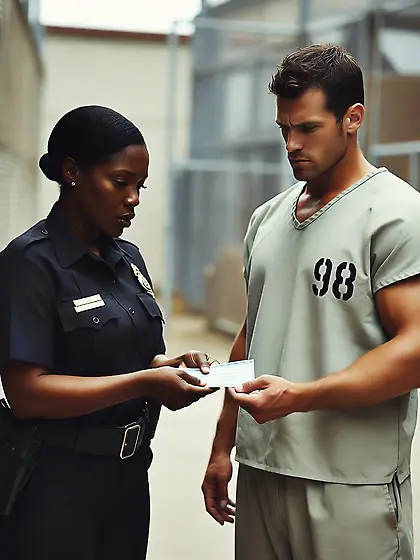 Submissive nigger correctional officer