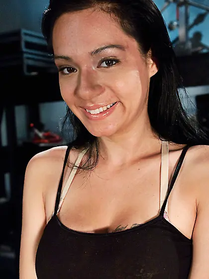 Hot amateur girl machine