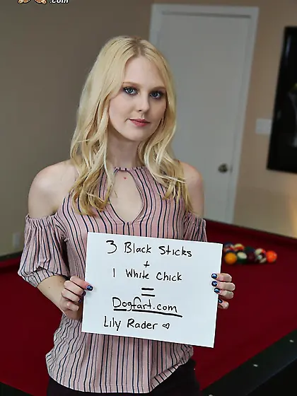 Petite girl wears platform shoes while taking BBCs in her holes