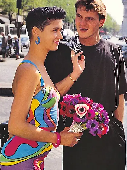 Horny retro teen double