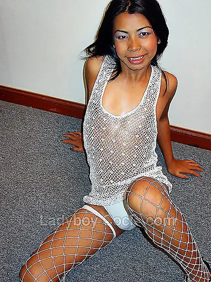 Ladyboy obediently takes cock