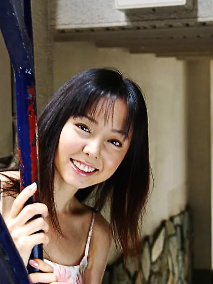 Fresh and sexily soft skinned Asian babe Yui Hasumi is sliding o