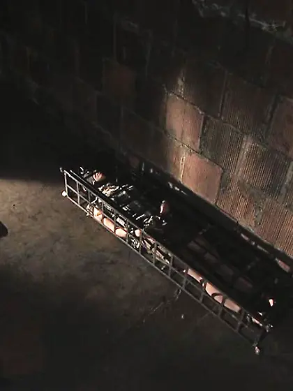 Redhead screams cries pain