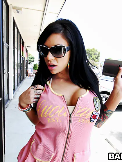 Mason Moore takes her slutty outfit off and takes a wild ride on