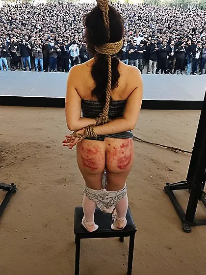 Prisoner of war being executed