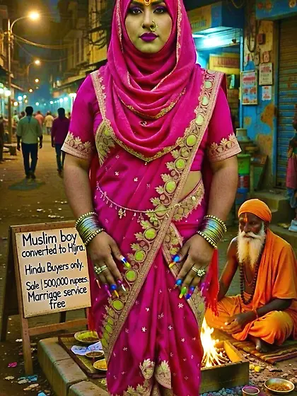 Muslim man Converted to Hijra.