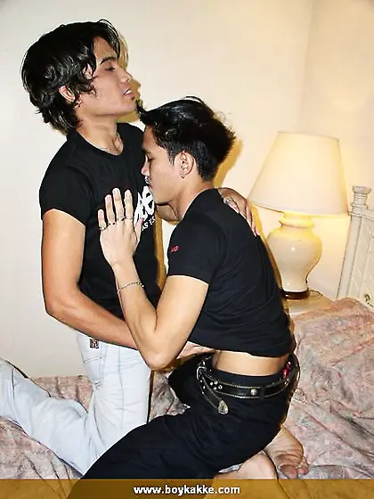 Asian dude black shirt