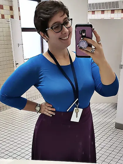 GIGANTIC TEACHER TITS