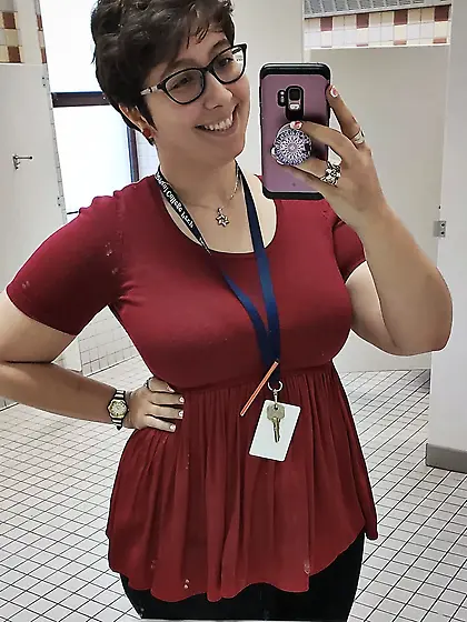 GIGANTIC TEACHER TITS