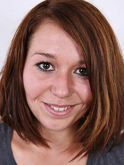 Hot brunette big tits