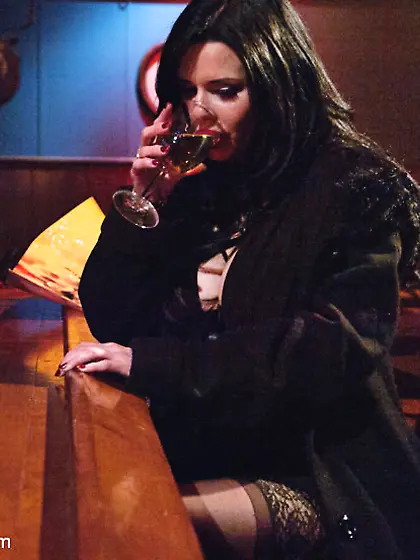 Sweet shaped brunette bound