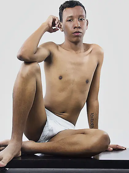 Latin young gay LatinHornySweetX like to...